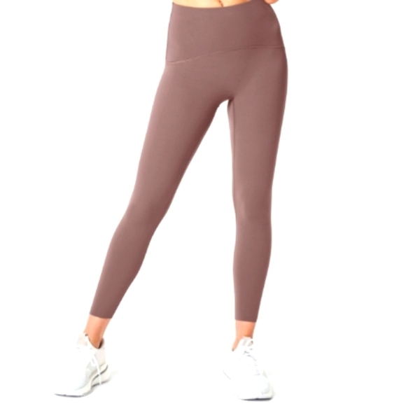 ONNIT WOMENS Compression Leggings Tan Gray - Picture 1 of 7
